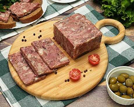 Мясо свиных голов прессованное ГОСТ (Кузминки)