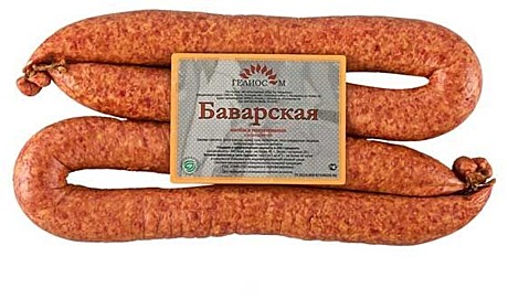 Колбаса Баварская п/к охл, в нат.обол и вак