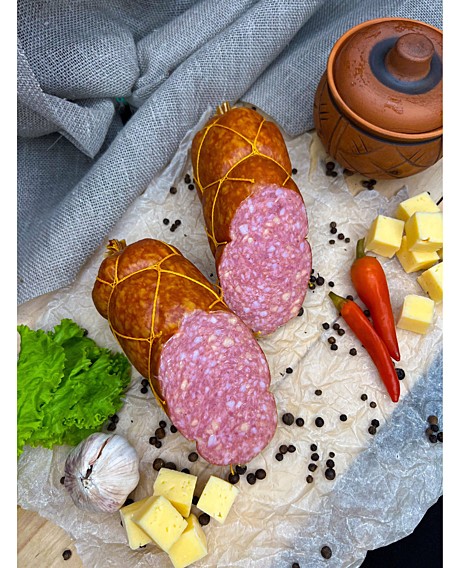 Швейцарский с сыром сервелат п/к  (Орск)