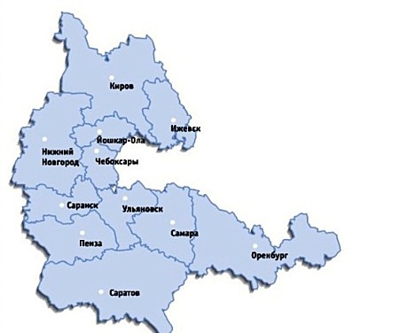 Регионы доставки
